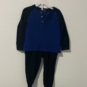 Polo Ralph Lauren Blue and Black Kids Outfit set